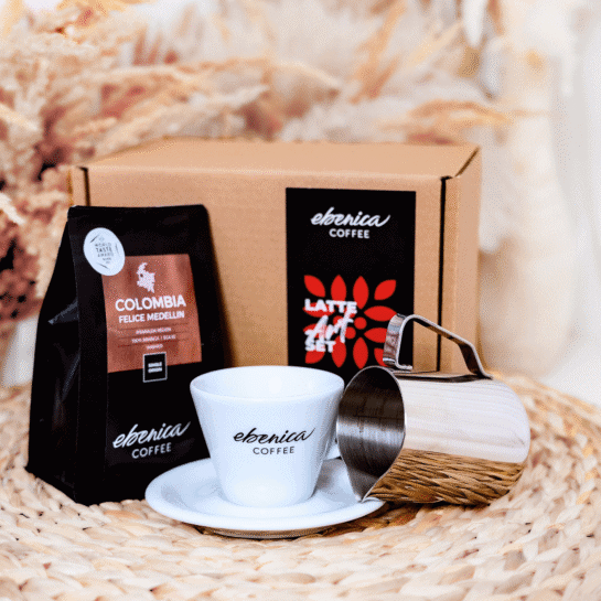 Latte Art Set EBENICA COFFEE