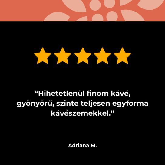 Ebenica kávé értékelés, kiváló minőségű és finom ízű.